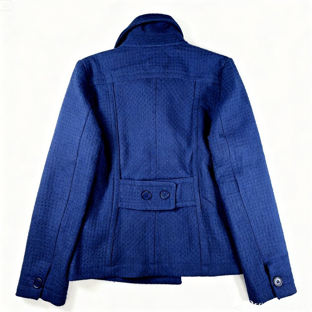 Forever 21 Brand Blue Peacoat Women's Size Small - Picture 5 of 8